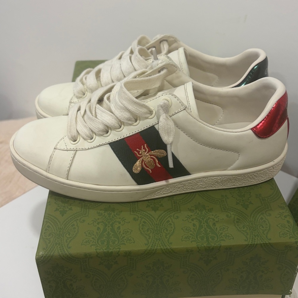 Gucci Alexander Style Green/Red Bee Sneakers